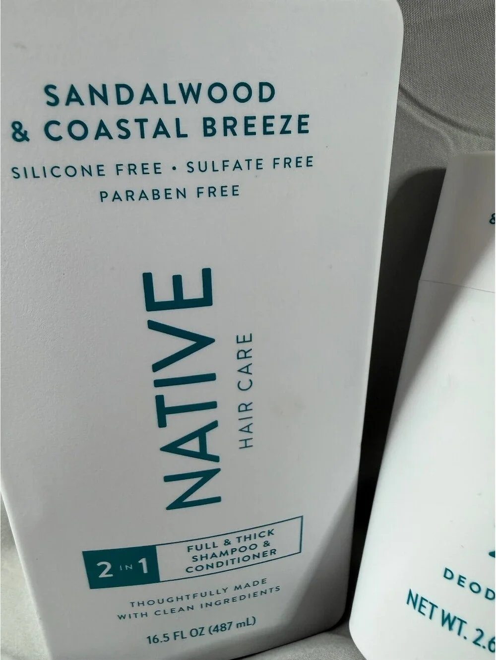 Native Sandalwood & Coastal Breeze 2-in-1 Shampoo & Conditioner  + Deodorant Set